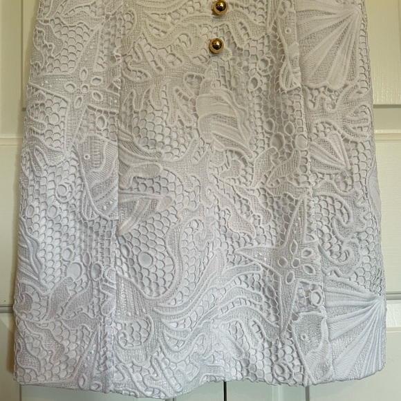 NWT Lilly Pulitzer Under the Sea Lace Alexa Shift Size 0 - Picture 3 of 5